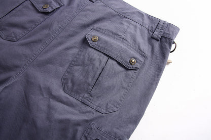 Mens Cargo Shorts Tactical Outdoor Functional with Pockets Black 7