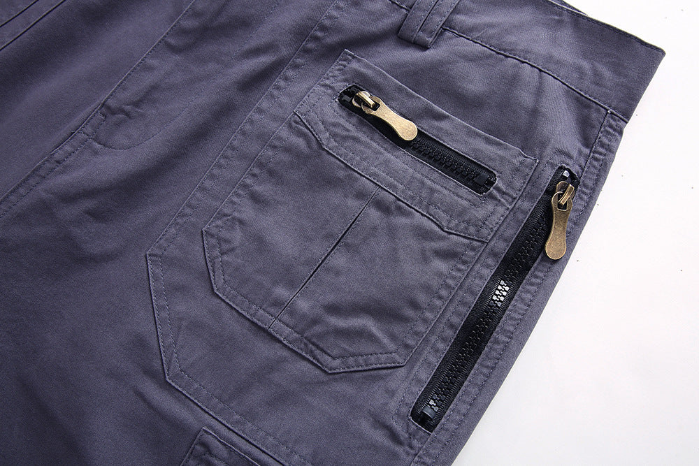 Mens Cargo Shorts Tactical Outdoor Functional with Pockets Black 8