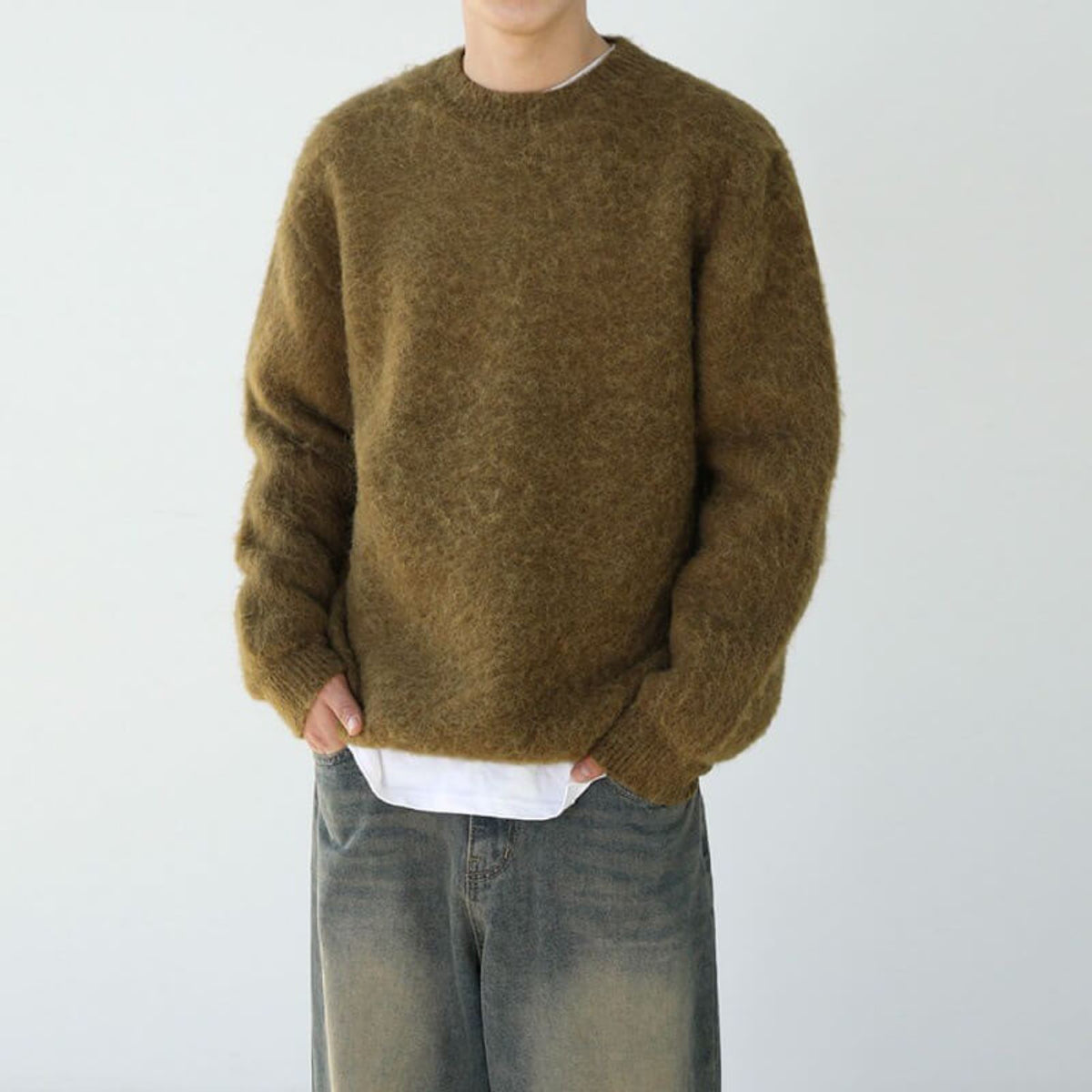 Milano Knit Wool Sweater Cozy Textured Design for Winter Evenings