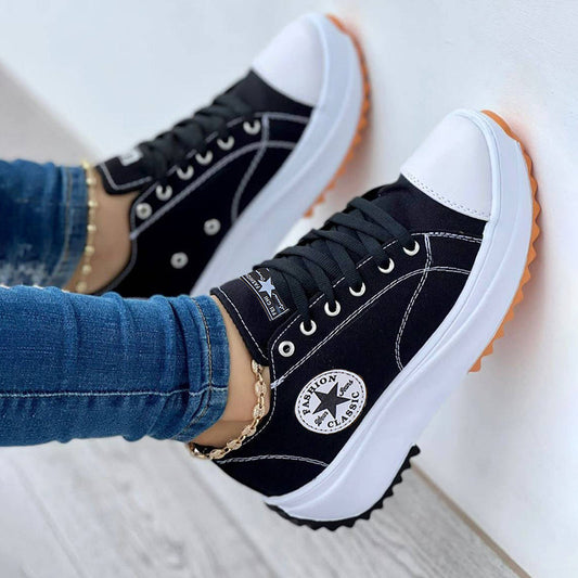 Orthopedic Shoes Lace-Up Thick Sole Comfortable Supportive for All-Day Comfort 0
