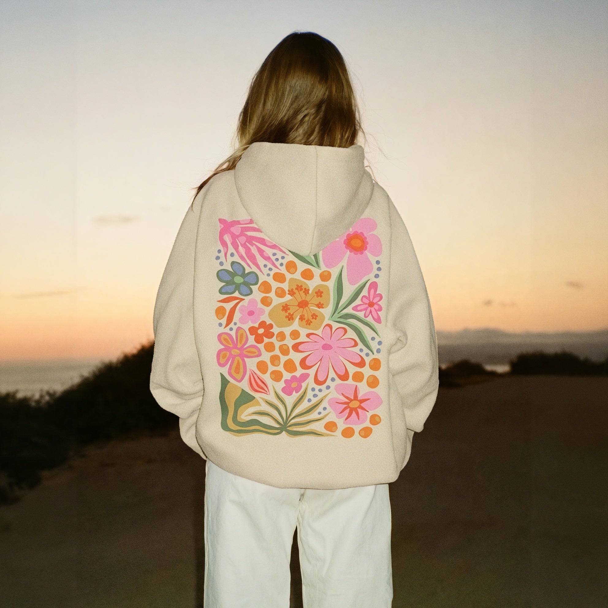 Oversized Hoodie For Women - Soft Heavyweight Cotton, Cozy Inner Lining, Minimalist Streetwear Vibe 0