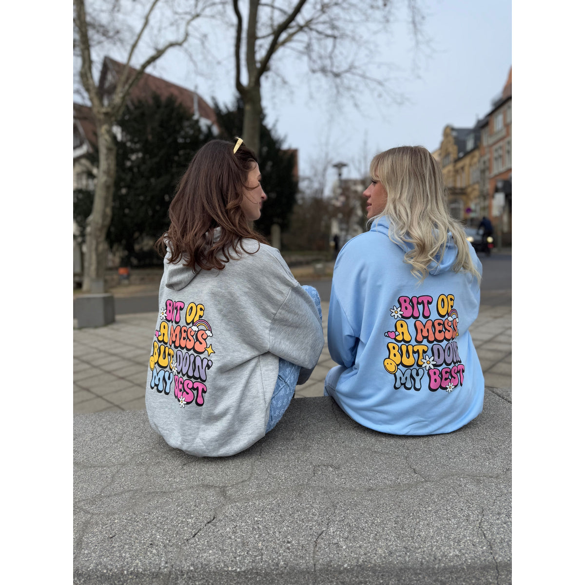 Oversized Hoodie Women - Soft Heavyweight Cotton, Relaxed Fit, Minimalist Streetwear 2