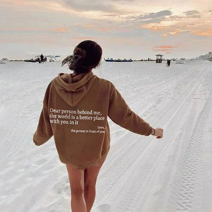 Oversized Hoodie Women - Soft Heavyweight Cotton, Relaxed Fit, Minimalist Streetwear 4