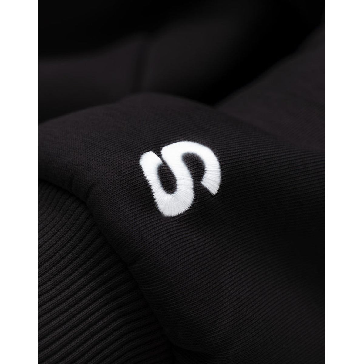 Oversized Hoodie for Men - Soft Black Cotton Blend, Relaxed Fit, Minimalist Streetwear 6