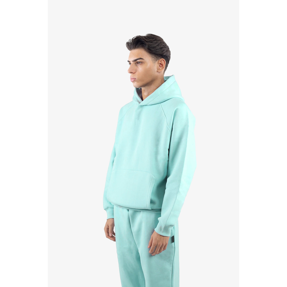 Oversized Hoodie for Men - Soft Cotton, Relaxed Fit, Black or Grey Sweatshirt 1