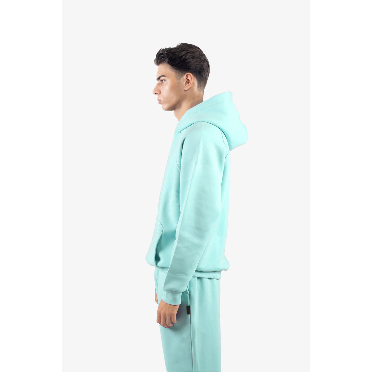 Oversized Hoodie for Men - Soft Cotton, Relaxed Fit, Black or Grey Sweatshirt 2