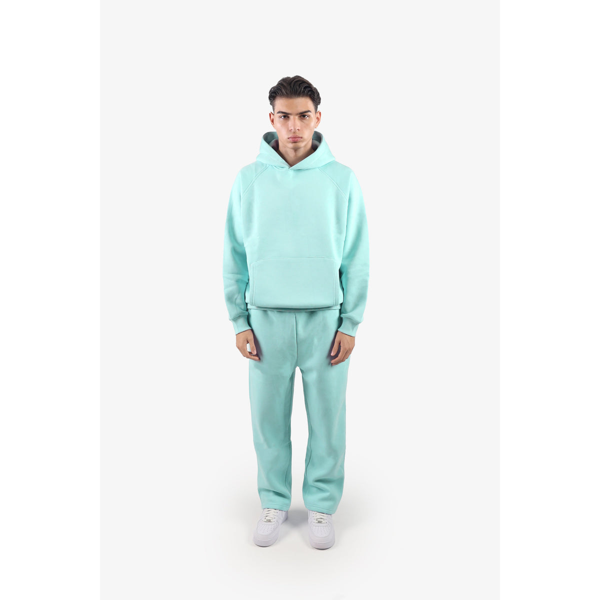 Oversized Hoodie for Men - Soft Cotton, Relaxed Fit, Black or Grey Sweatshirt 4