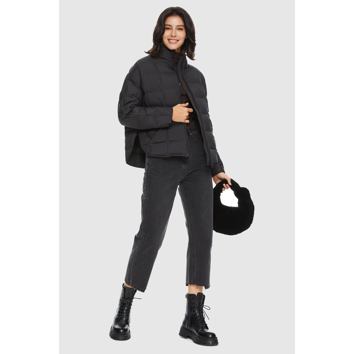 Oversized Insulated Down Puffer Jacket Lightweight Winter Essential 1
