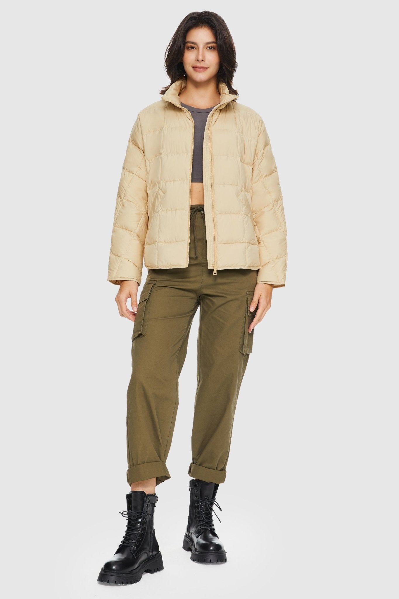 Oversized Insulated Down Puffer Jacket Lightweight Winter Essential 4