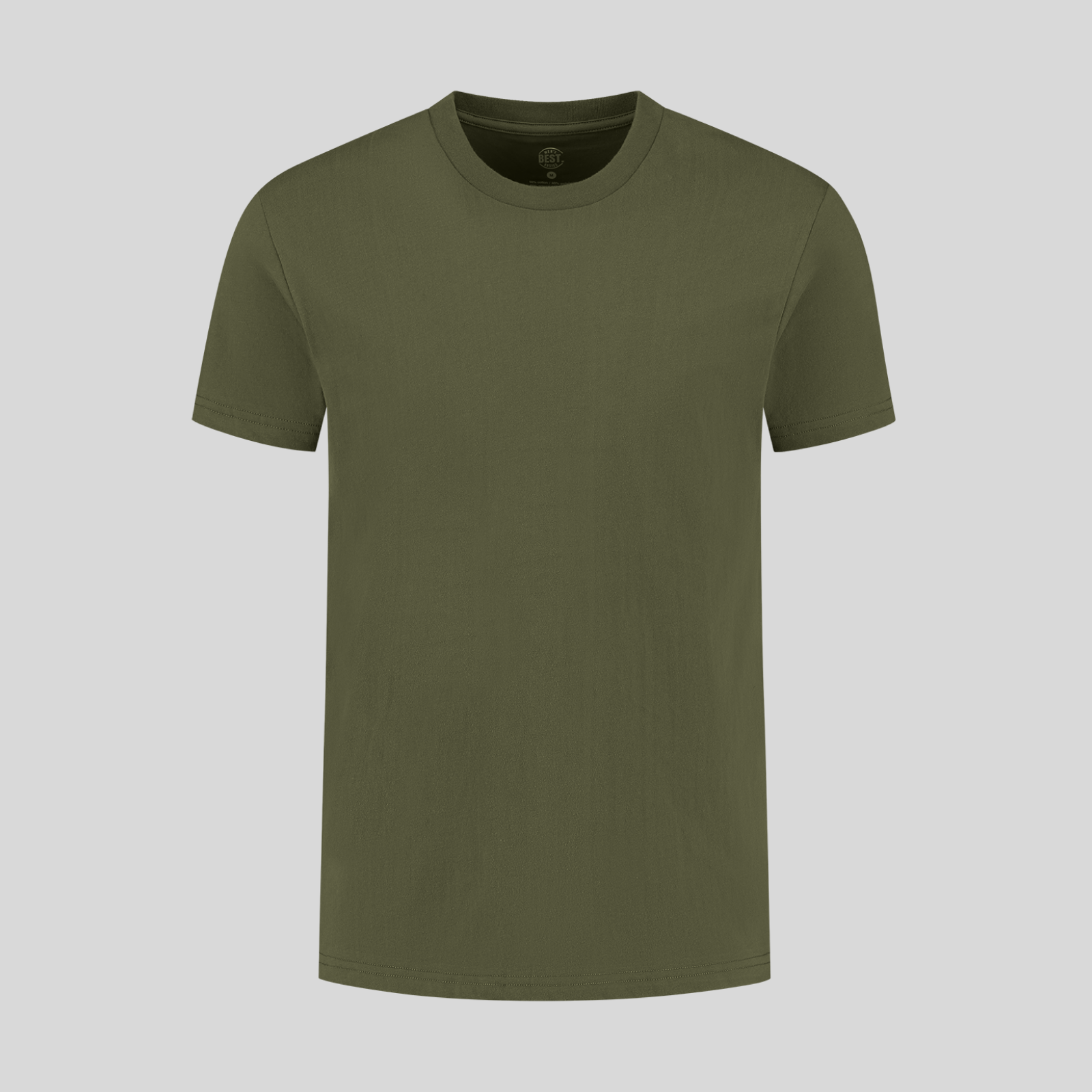 Oversized Men's T Shirt - Soft Cotton Drop Shoulder Tee in Neutral Tones 1