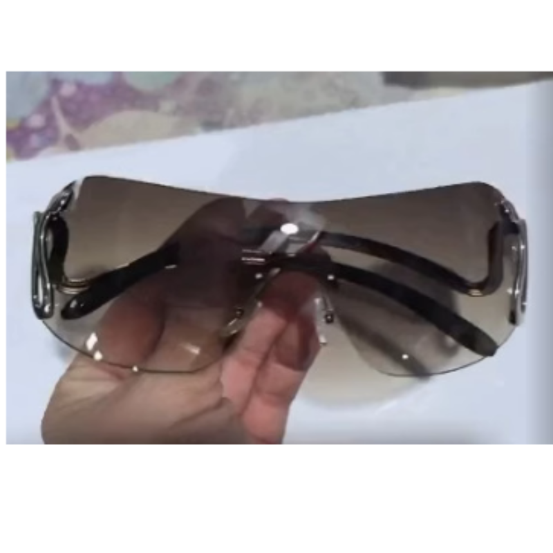 Oversized Streetwear Sunglasses - Unisex Fashion Eyewear with Dark Lenses & UV Protection 6
