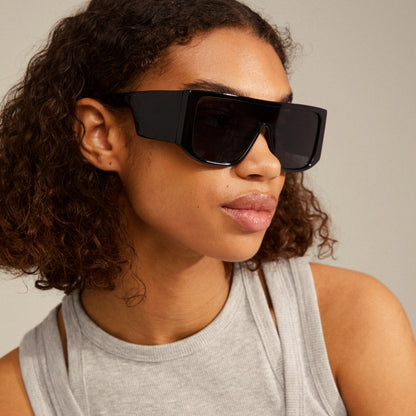Oversized Streetwear Sunglasses - Unisex Fashion Eyewear with Dark Lenses & UV Protection 6