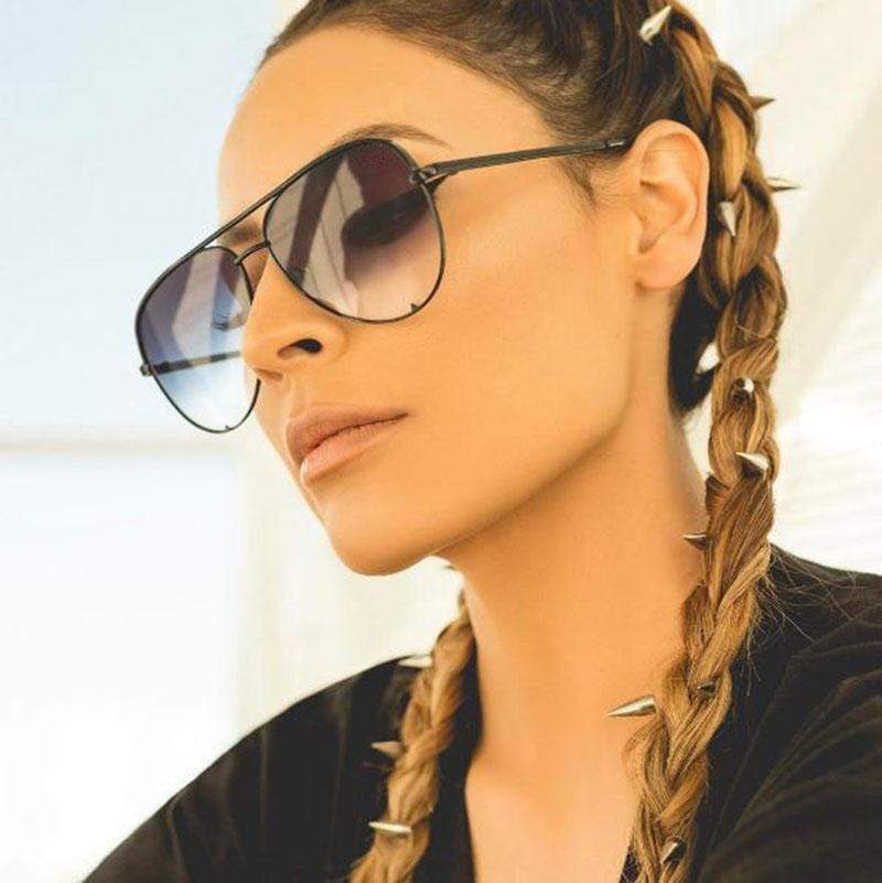 Oversized Streetwear Sunglasses - Unisex Fashion Eyewear with Dark Tinted Lenses & UV Protection 4