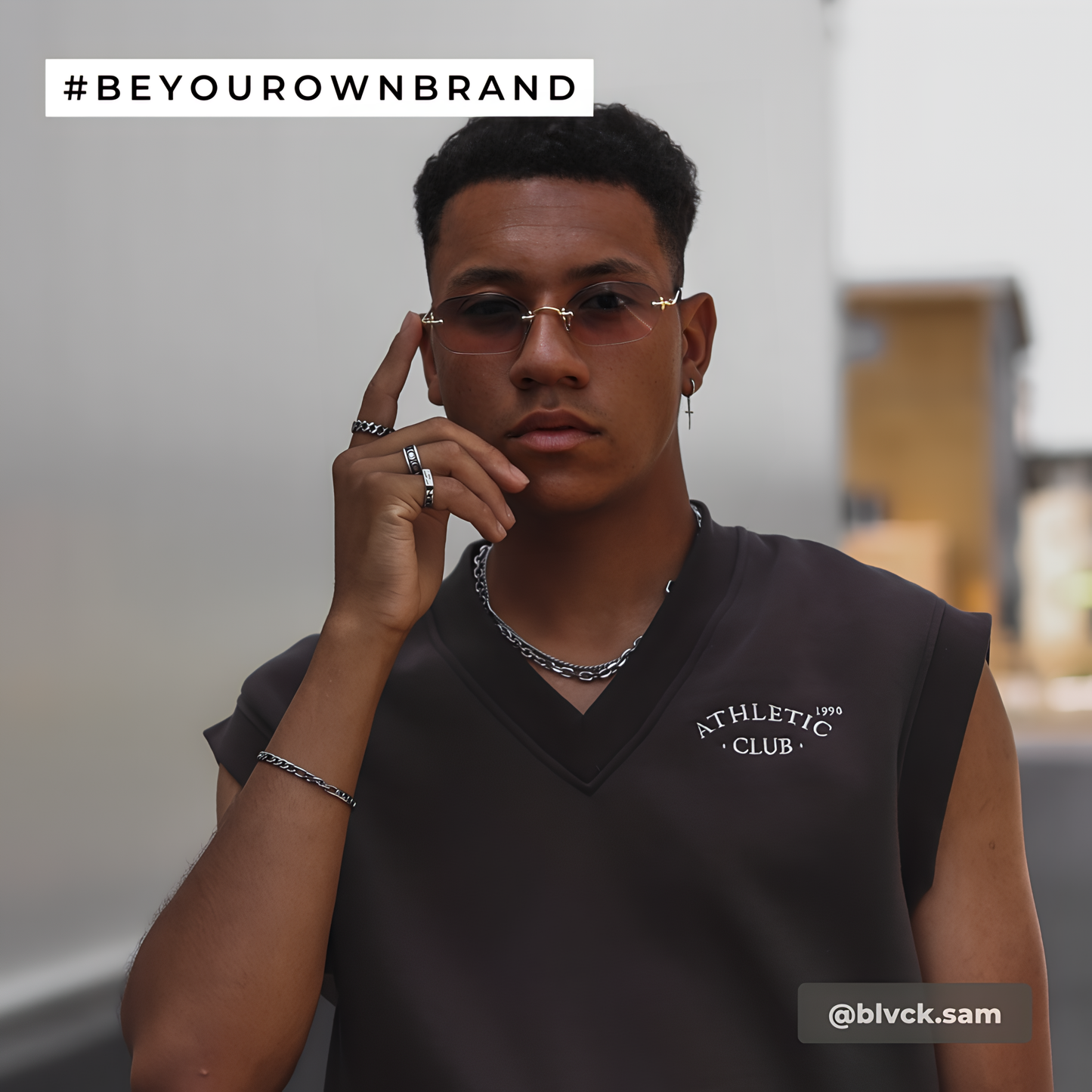 Oversized Streetwear Sunglasses for Unisex Fashion | Dark Lens UV Protection 1