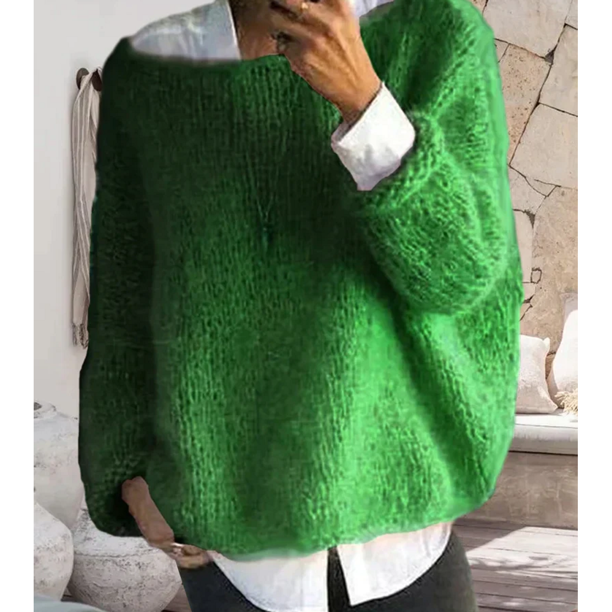 Oversized Sweater Women Soft Cozy Knitted Winter Fashion 2