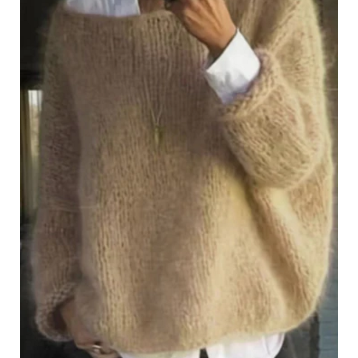 Oversized Sweater Women Soft Cozy Knitted Winter Fashion 3