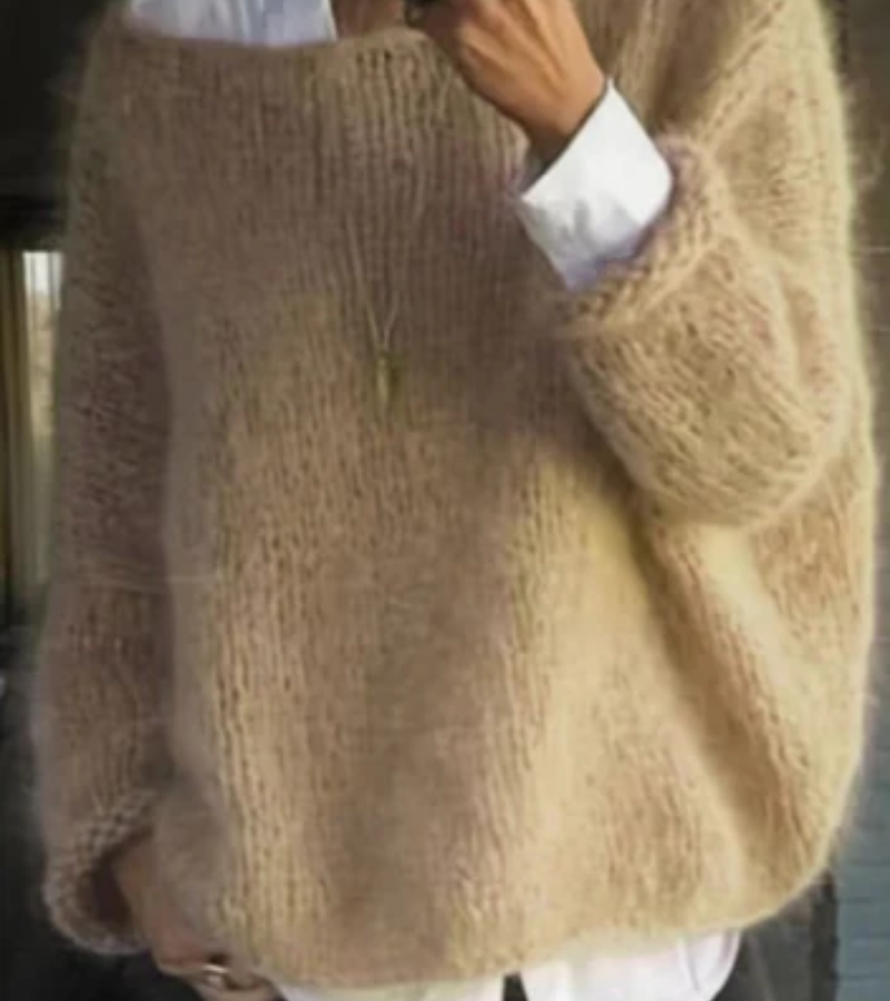Oversized Sweater Women Soft Cozy Knitted Winter Fashion 3