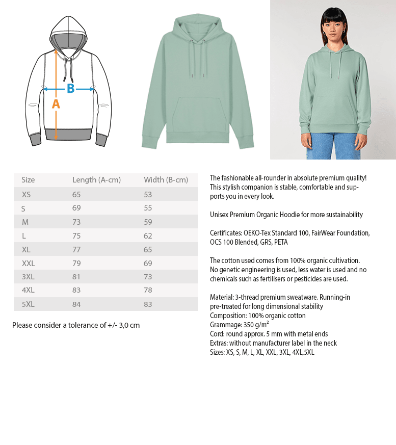 Oversized Unisex Hoodie - Soft Heavyweight Cotton, Minimalist Streetwear, Black or Grey 5