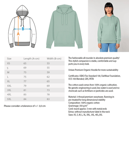 Oversized Unisex Hoodie - Soft Heavyweight Cotton, Minimalist Streetwear, Black or Grey 5
