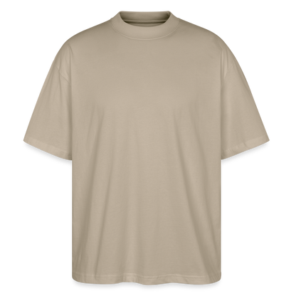 Oversized Unisex T-Shirt - Soft Heavyweight Cotton, Dropped Shoulder, Minimalist Streetwear Style in Neutral Tones 7