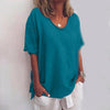 Oversized Women's T-Shirt - Soft Breathable Drop Shoulder Tee in Neutral Tones 4