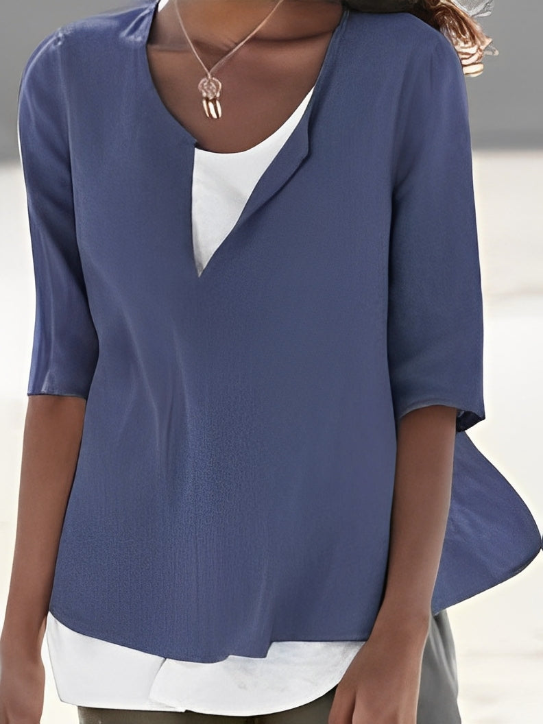 Oversized Women's T-Shirt - Soft Cotton Drop Shoulder Tee in Neutral Tones 5