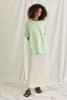 Oversized Women's Tee - Soft Heavyweight Cotton Drop Shoulder T-Shirt in Neutral Tones 1
