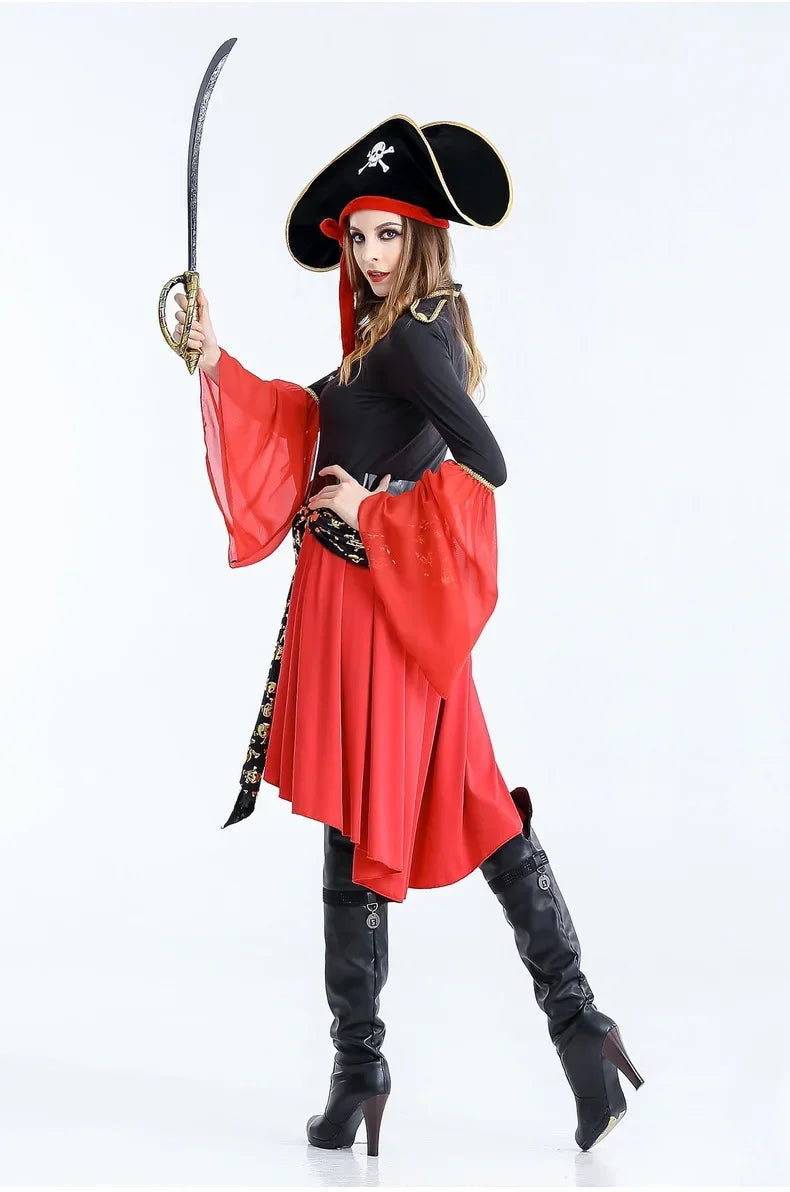 Pirate Captain Costume Dress Midi Cut Halloween Adventure 3