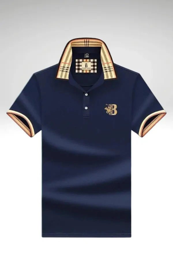 Polo Shirt Men Elegant Cotton Design Casual Chic Comfortable Fashion 0