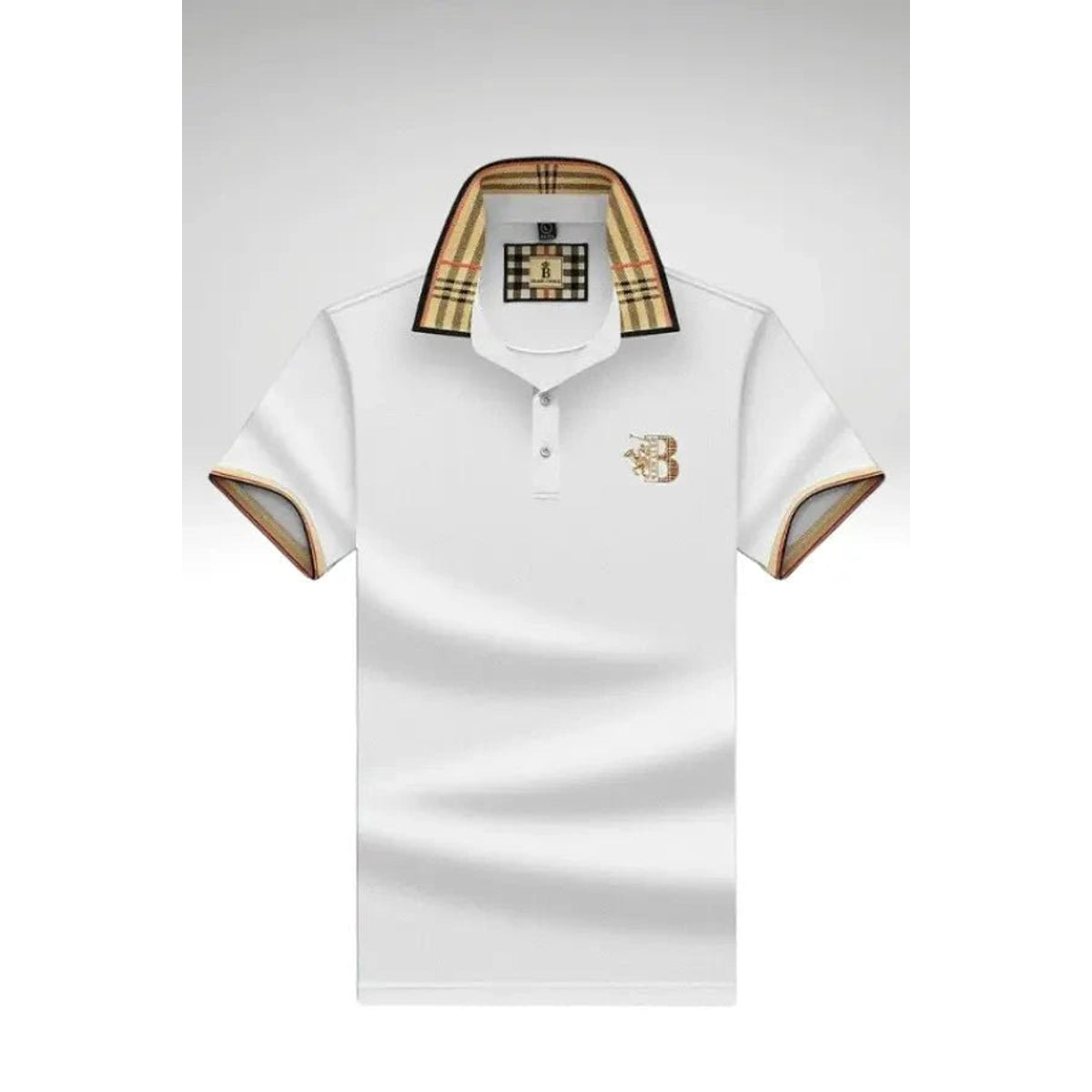 Polo Shirt Men Elegant Cotton Design Casual Chic Comfortable Fashion 3