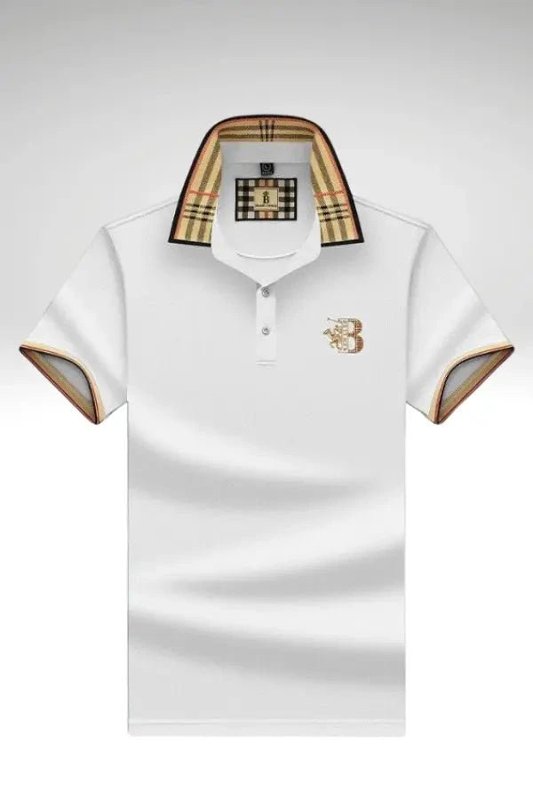 Polo Shirt Men Elegant Cotton Design Casual Chic Comfortable Fashion 3