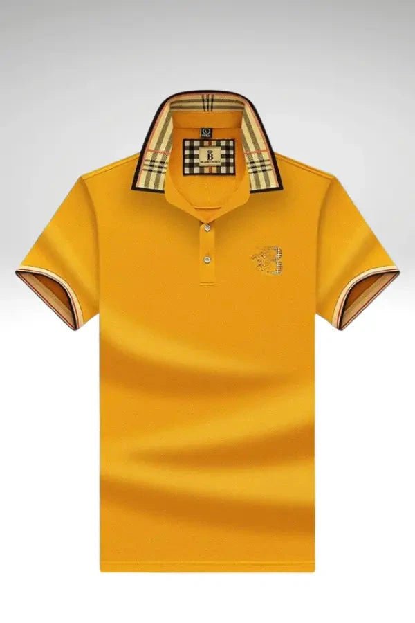 Polo Shirt Men Elegant Cotton Design Casual Chic Comfortable Fashion 4