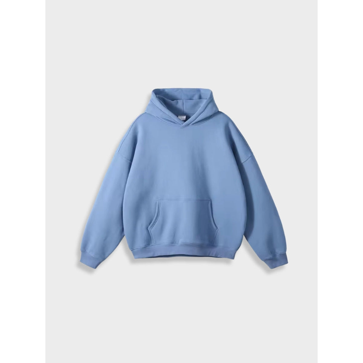 Premium Oversized Hoodie for Men - Soft Heavyweight Cotton, Black or Grey 0