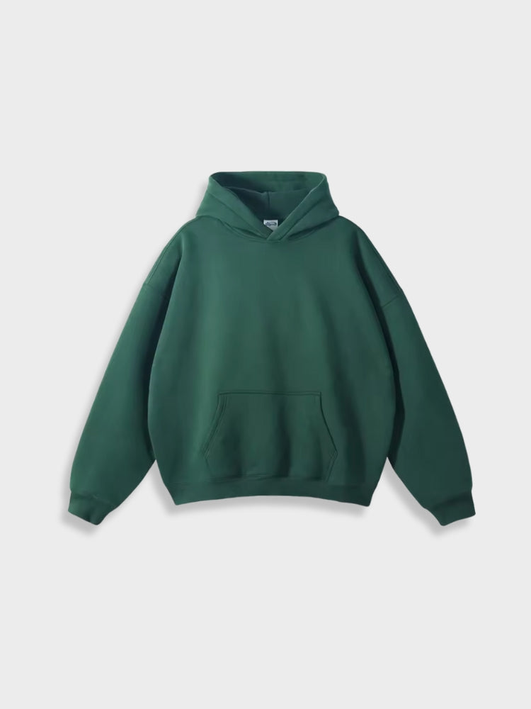 Premium Oversized Hoodie for Men - Soft Heavyweight Cotton, Black or Grey 5