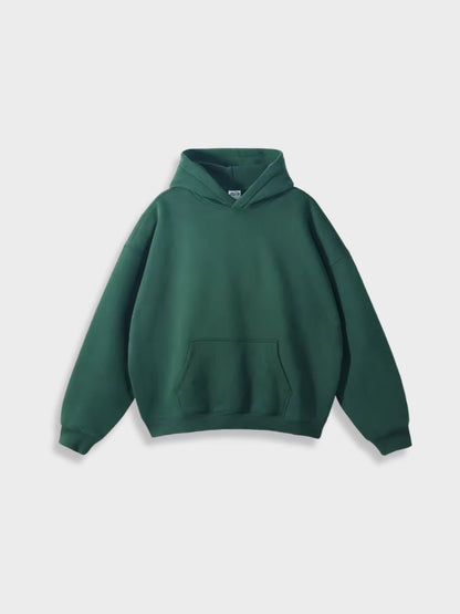 Premium Oversized Hoodie for Men - Soft Heavyweight Cotton, Black or Grey 5