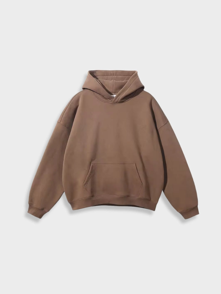 Premium Oversized Hoodie for Men - Soft Heavyweight Cotton, Black or Grey 6