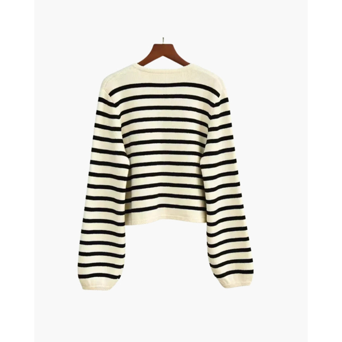 Premium Striped Wool Vest Women Classic Button-Up Design Cozy Layering 1