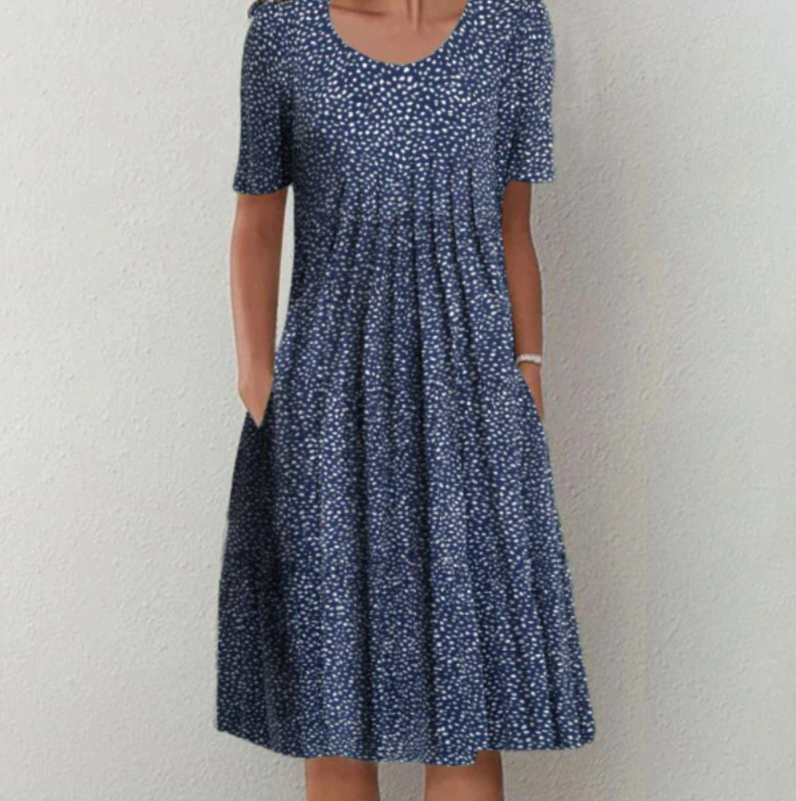 Printed Midi Summer Dress Women Comfortable Casual Chic Stylish 1