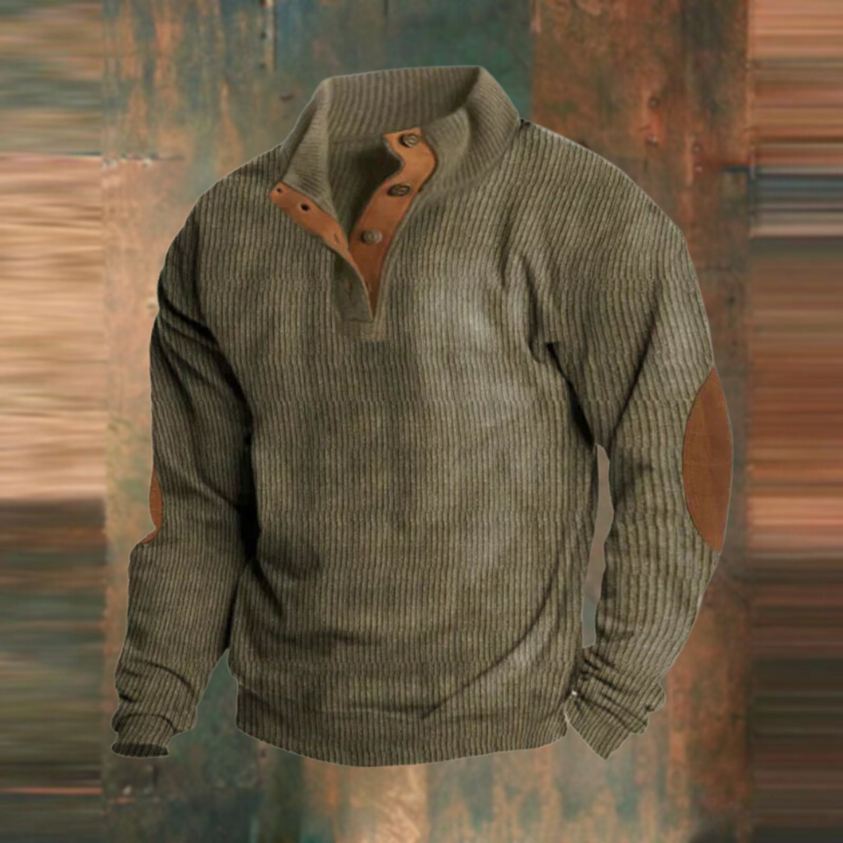 Retro Sweater Comfortable Vintage-Inspired Design Half-Zip for Men and Women 0