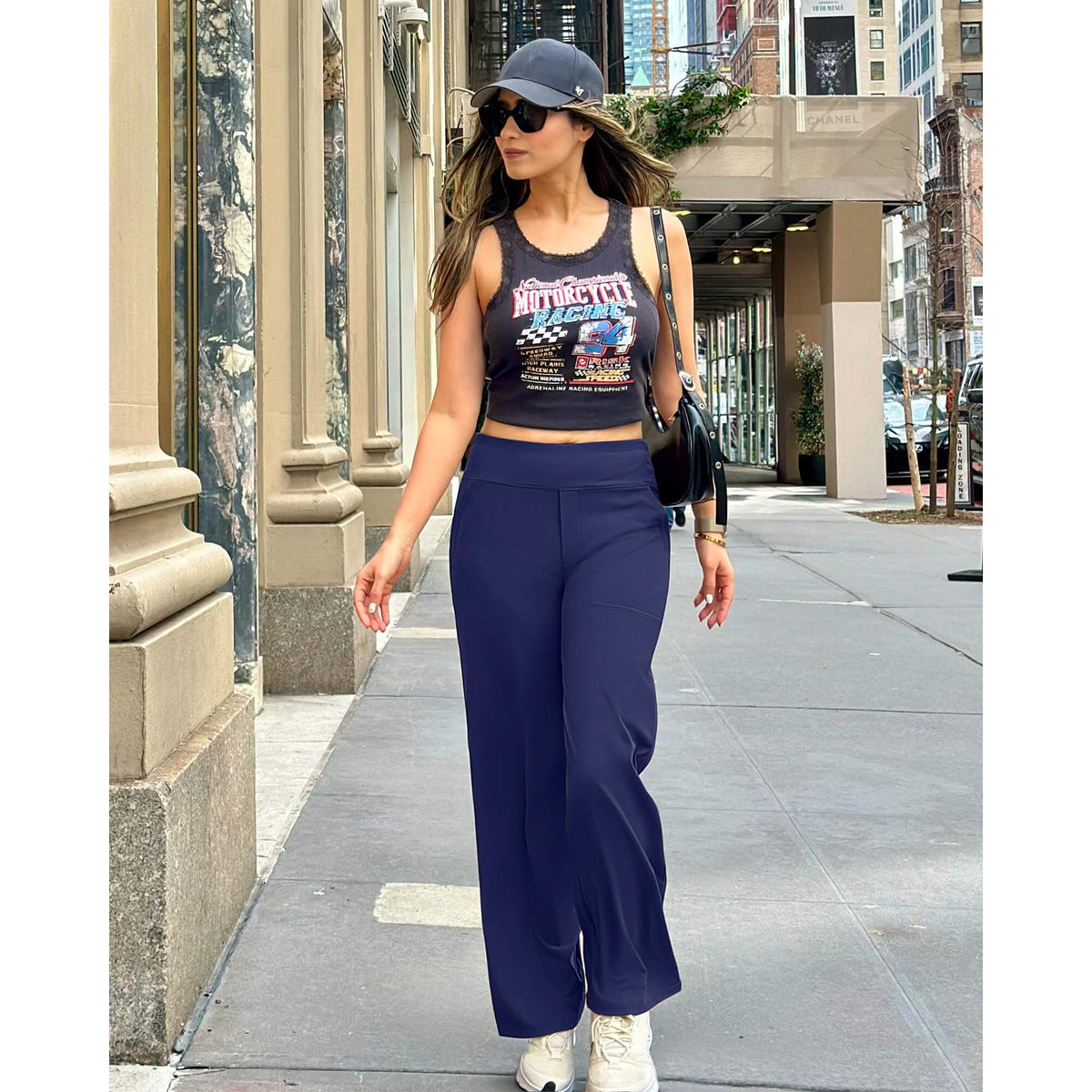 Madison | Vielseitige High-Waist-Hose mit weitem Bein