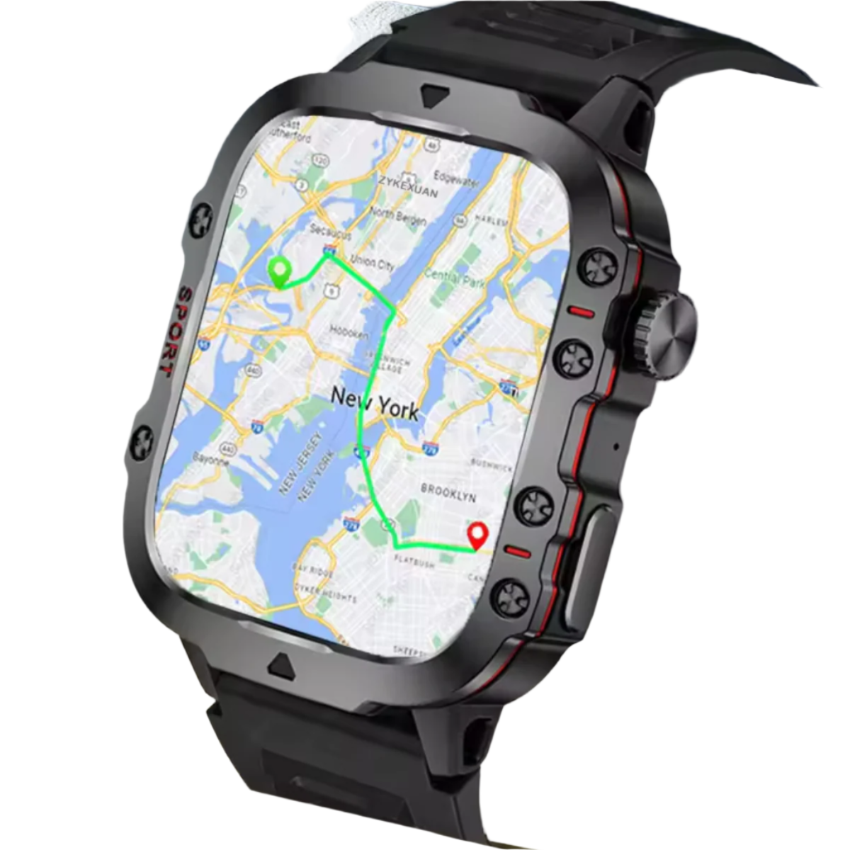 Rugged GPS Smartwatch for Men with Multi-Satellite Navigation | Durable Design for Outdoor Fitness Tracking 1