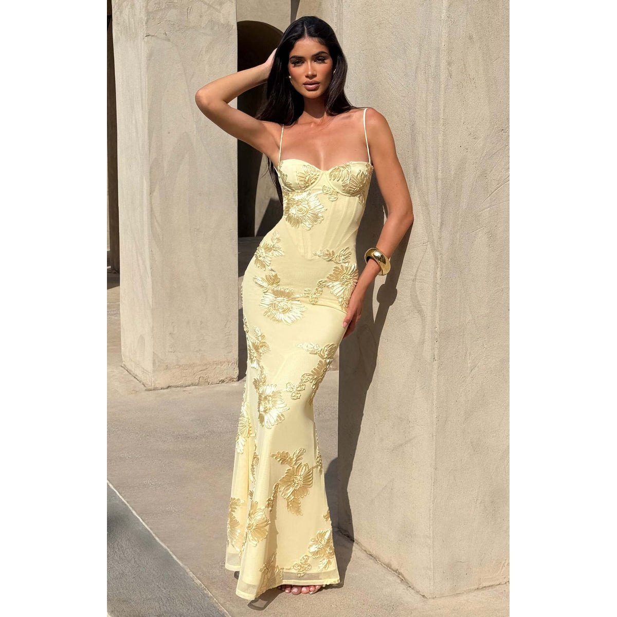 Seraphina | Radiant Summer Floral Maxi Dress