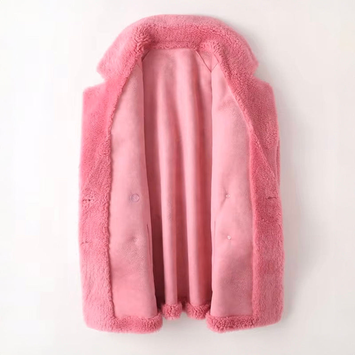 Shearling Coat Women Oversized Cozy Chic Winter Outerwear 4