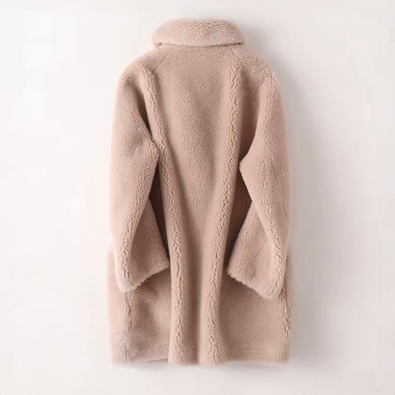 Shearling Coat Women Oversized Cozy Chic Winter Outerwear 5