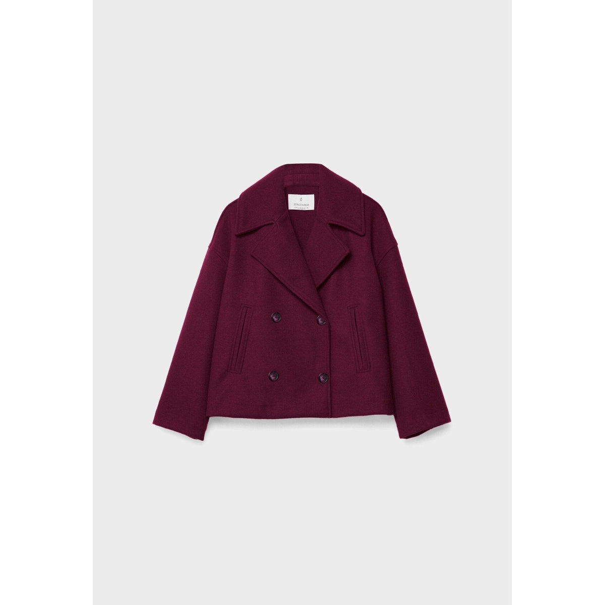 Short Jacket Women Double-Breasted Chic Transitional Style Casual 12