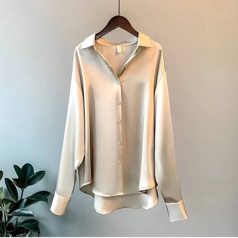Silk Blouse Women Luxurious Comfort Timeless Design Casual Chic 0