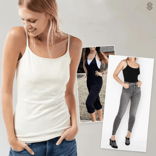 Silky Top Women Integrated Bra Comfortable Chic Design 5