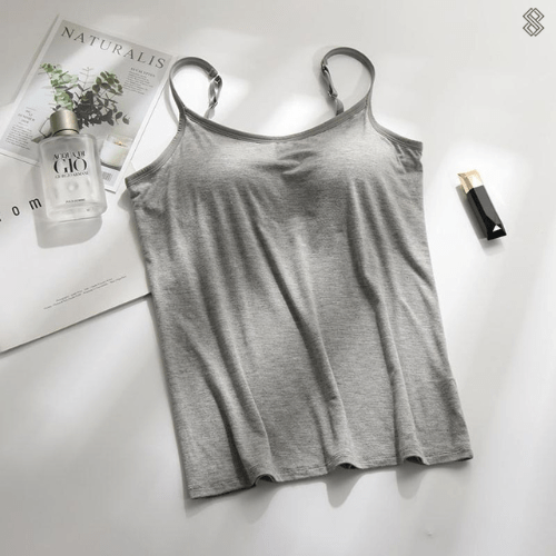 Silky Top Women Integrated Bra Comfortable Chic Design 7