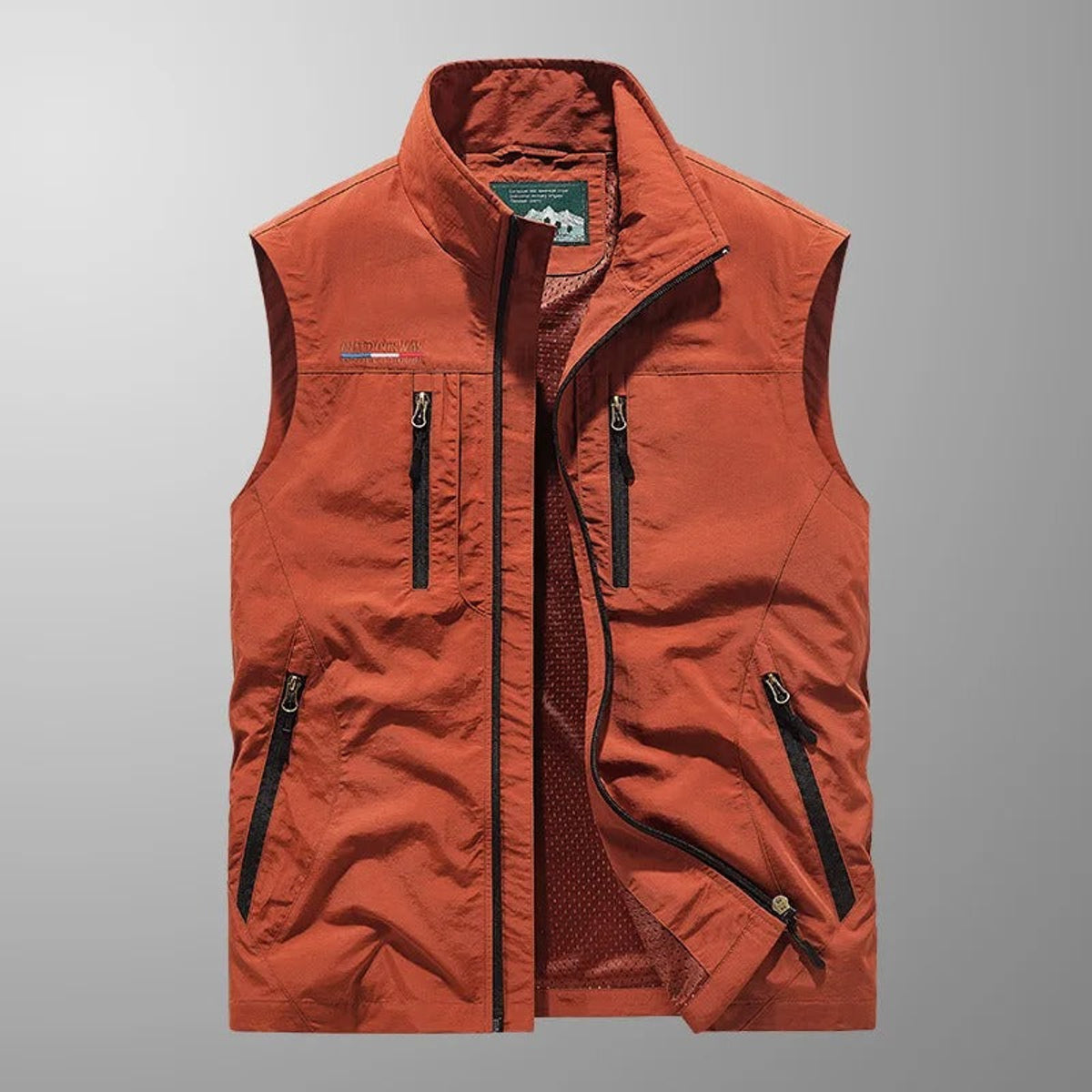 Sleeveless Cargo Vest Lightweight Breathable Outdoor Style Travel-Friendly 0