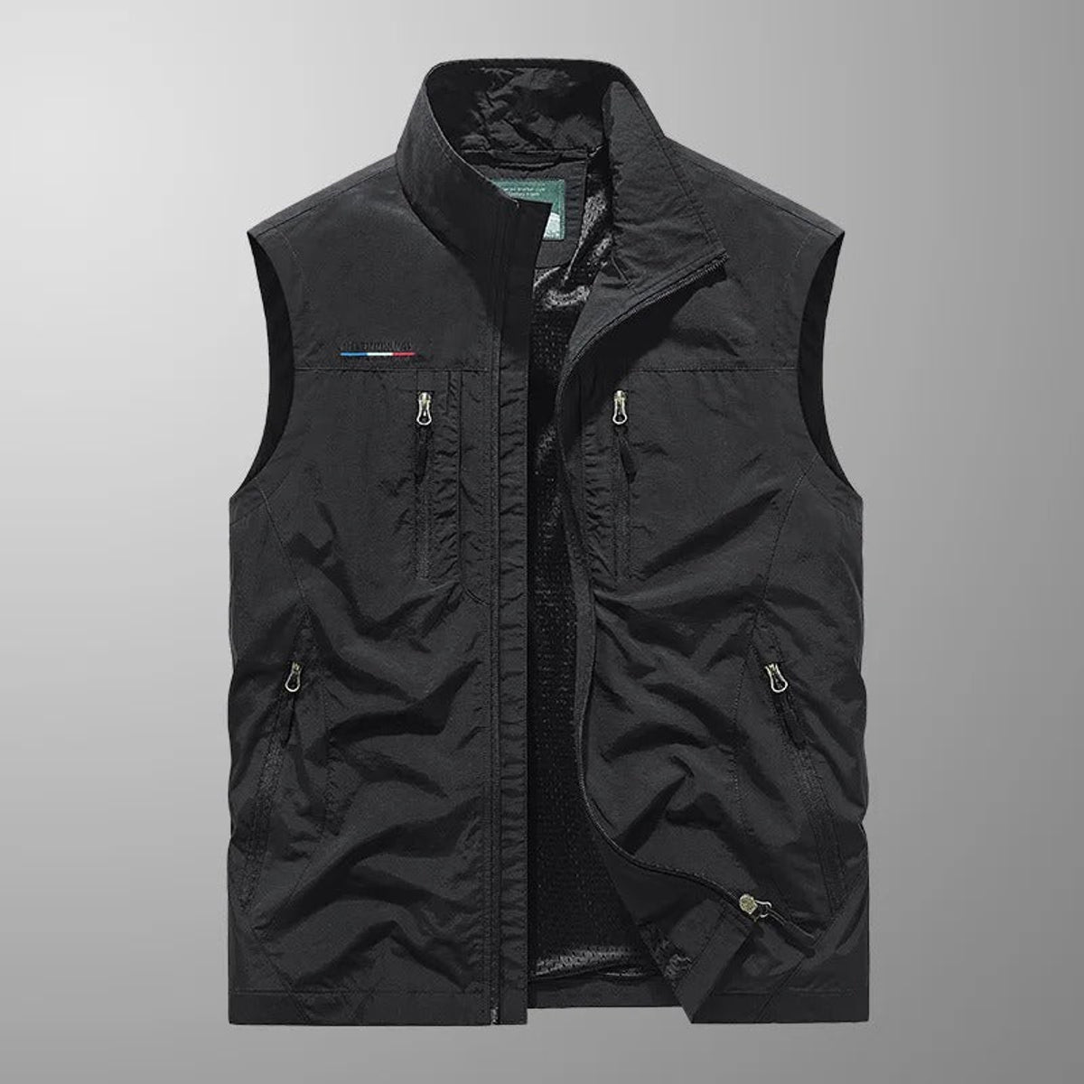 Sleeveless Cargo Vest Lightweight Breathable Outdoor Style Travel-Friendly 1